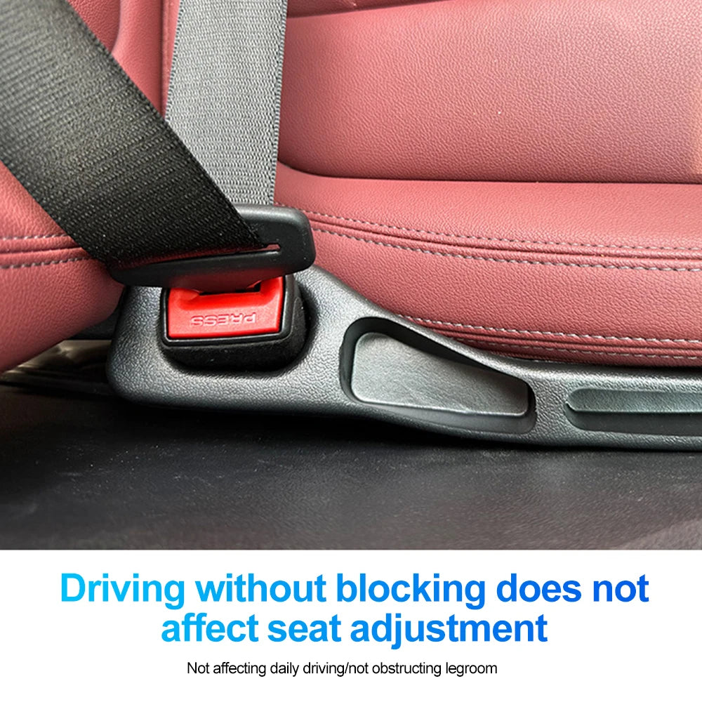 Car Seat Gap Filler Side Seam Plug Strip Crevice Drop Blocker Side Seam Plug Strip Leak-Proof Filling Strip with Seatbelt Hole