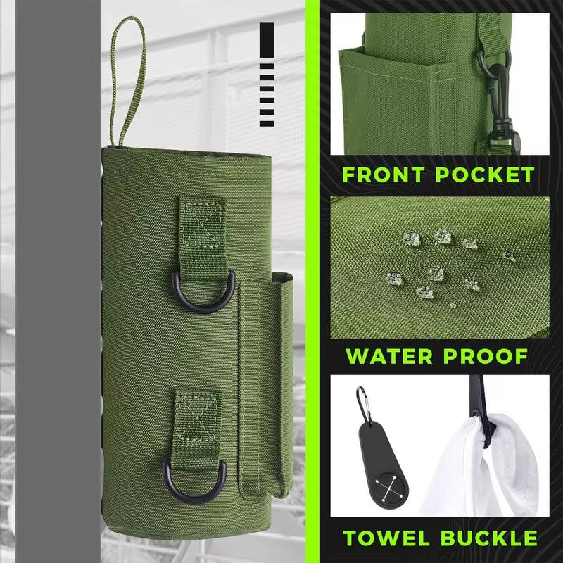 Magnetic Water Bottle Sling Bag - Non-Slip Portable Carrier for Gym Accessories